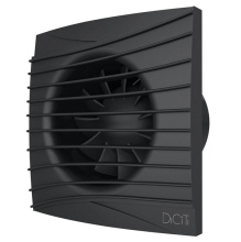 Вентилятор вытяжной DiCiTi SILENT 4C d100 с обратным клапаном чёрный матовый