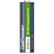 Батарейка аккумуляторная AA 2400mAh GoPower