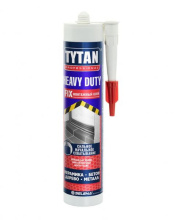 Клей монтажный каучуковый бежевый 310мл Heavy Duty Tytan