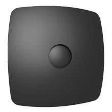 Вентилятор вытяжной DiCiTi RIO 4C d100 с обратным клапаном чёрный матовый