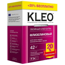 Клей для флизелиновых обоев сыпучий EXTRA 42 KLEO