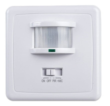 Датчик движения и освещенности 500W 12m 140° белый, SEN1A/LX2000
