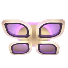 Люстра светодиодная управляемая Estares Azalia RGB 40W+10W, белая, IP20