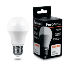 Лампа светодиодная LB-1015 15w E27 6400k Feron.PRO+OSRAM