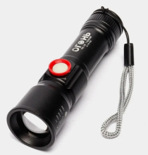 Фонарь ручной аккумуляторный яркий USB H-779-P50 Огонь